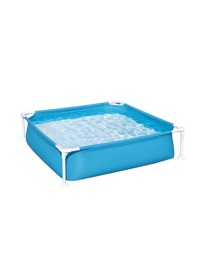 Bestway | Rectangular Baby Pool Above Ground Pool Small Pool For Kids And Toddlers 122X122X30Cm 26 56217 Green - Image 1