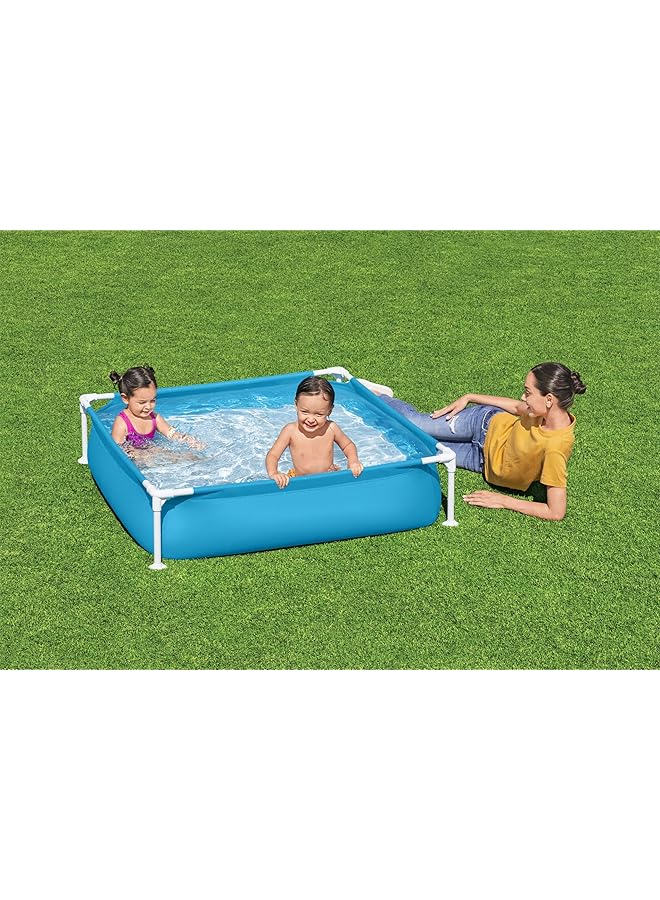 Bestway | Rectangular Baby Pool Above Ground Pool Small Pool For Kids And Toddlers 122X122X30Cm 26 56217 Green - Image 5