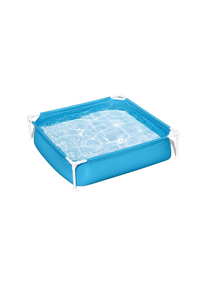 Bestway | Rectangular Baby Pool Above Ground Pool Small Pool For Kids And Toddlers 122X122X30Cm 26 56217 Green - Image 4