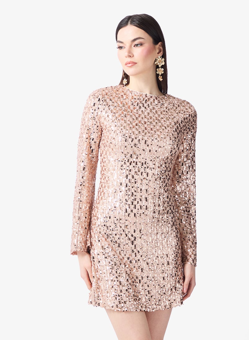 Jaded Rose Stylish Modern Twist Short Dress - Image 1