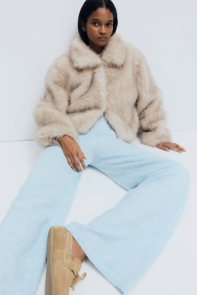 H&M Knitted pull-on trousers