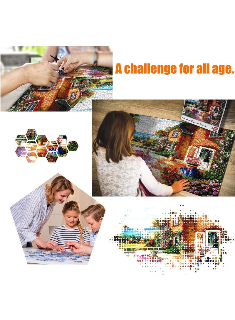 1000-Piece Jigsaw Puzzle for Adults & Kids - Colorful Educational & Decorative Puzzle, Large Puzzle for Family Entertainment and Wall Art - Image 3