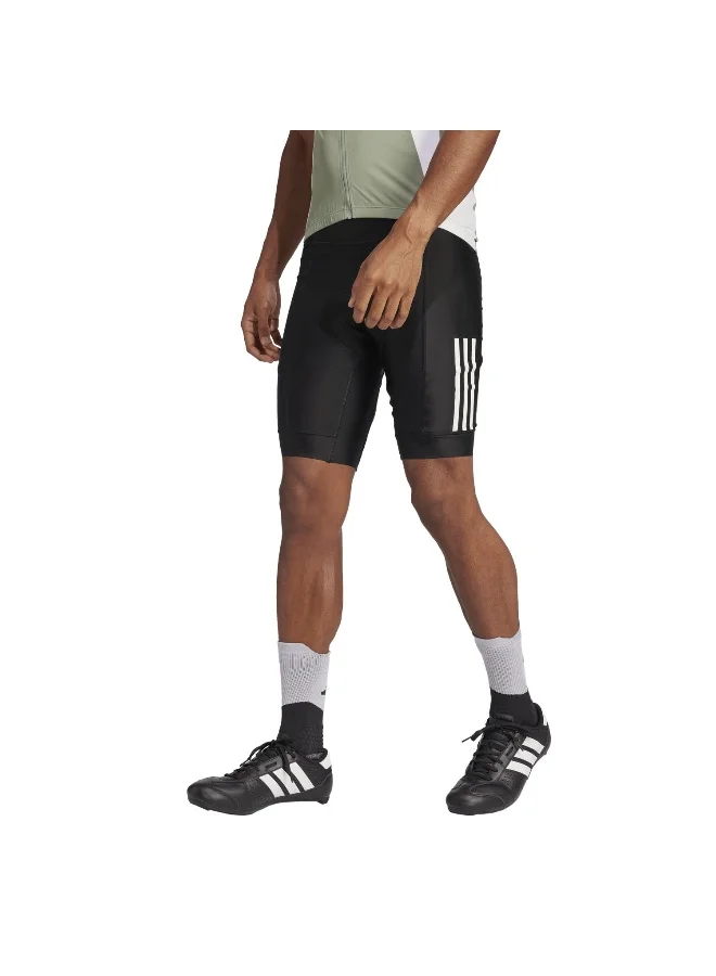 اديداس سروال ضيق لركوب الدراجات للرجال قصير أسود مقاس