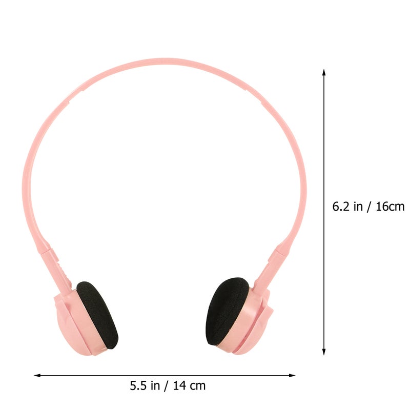 1pc Cat Style Headset With Microphone on Ear Headphone Lightweight Bass Headphopnes for Gilrs (Pink) - Image 2