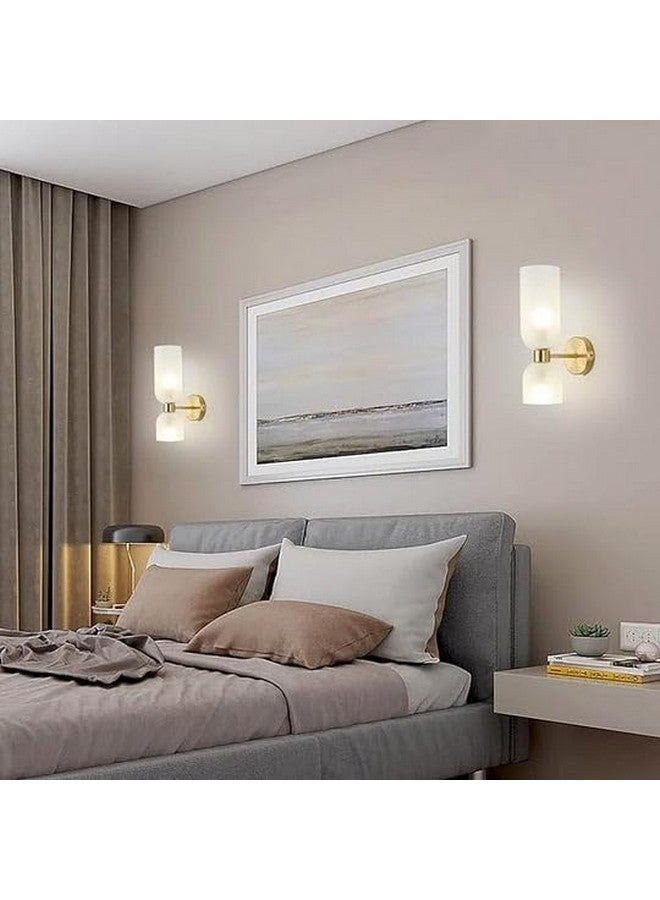 CORAL TREE Modern Nordic Light Luxury Wall Lamp | Fancy Wall Lights for Home Decoration Indoor and Outdoor-Lamp for Bedroom, Bedside, Dining Area Living & Drawing Room Lobby (Pack of 1, Golden) - Image 3