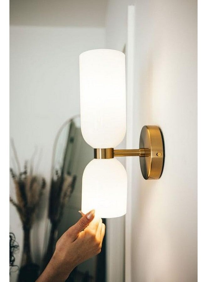 CORAL TREE Modern Nordic Light Luxury Wall Lamp | Fancy Wall Lights for Home Decoration Indoor and Outdoor-Lamp for Bedroom, Bedside, Dining Area Living & Drawing Room Lobby (Pack of 1, Golden) - Image 1
