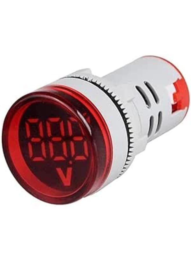 Other Red Digital AC 20-500V Voltmeter