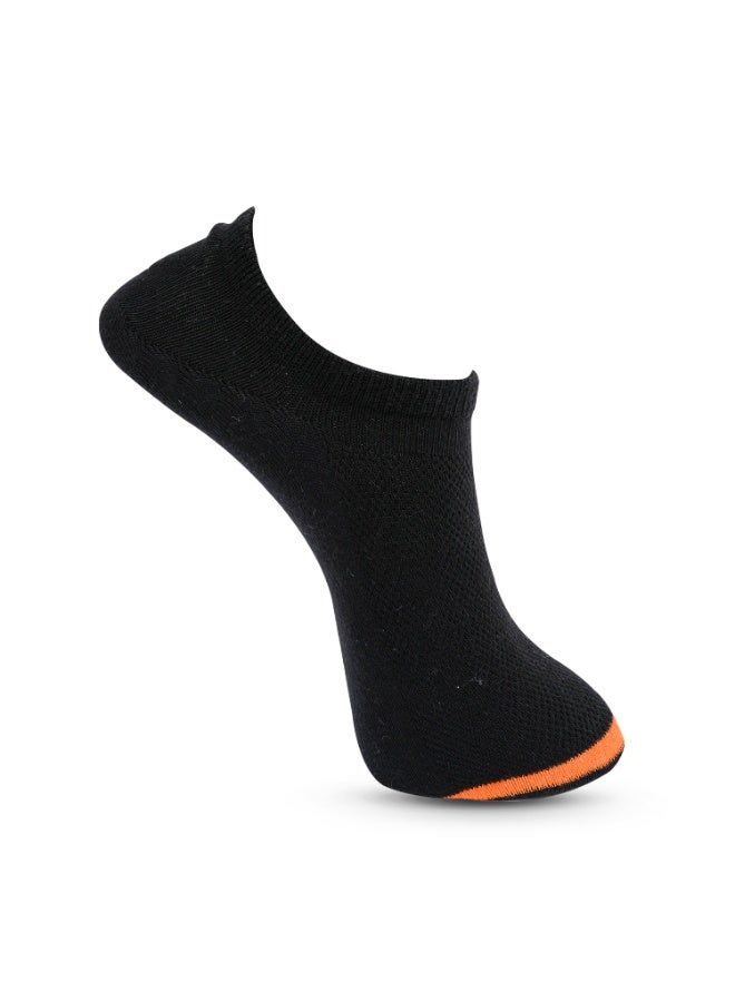 White Leaf 3 Pairs Mens No Show Socks - Cotton Non-Slip Loafer Sock - Invisible Liners - Free Size - Image 4