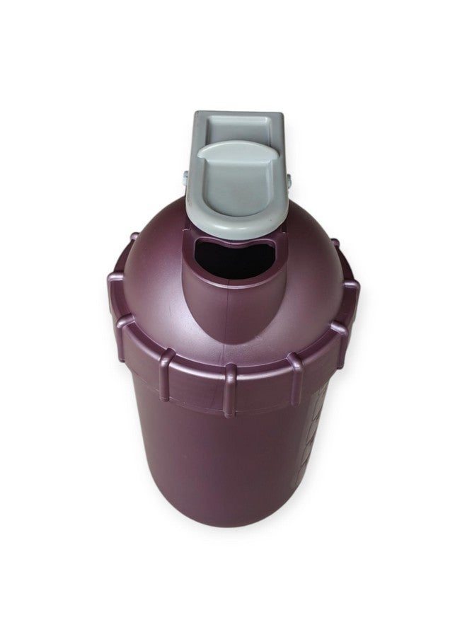 NETMAX NETMAX® Leakproof Suppliment Shaker Botttle With Inbuilt Spring - 700ML (MATTE PURPLE, 700 ML)  - Image 2