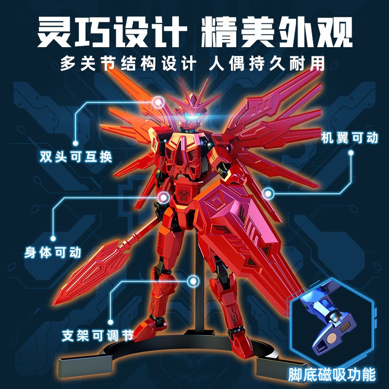 New Multi-Form Mecha Warrior Joint People Decompression Magnetic Multi-Joint Assembled Model Toys - Image 5