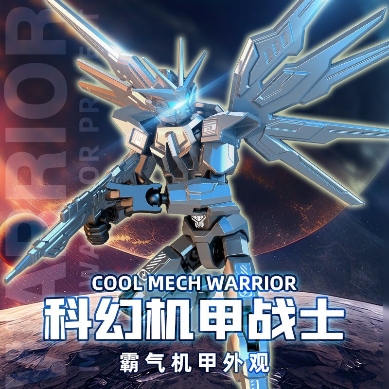 New Multi-Form Mecha Warrior Joint People Decompression Magnetic Multi-Joint Assembled Model Toys - Image 4