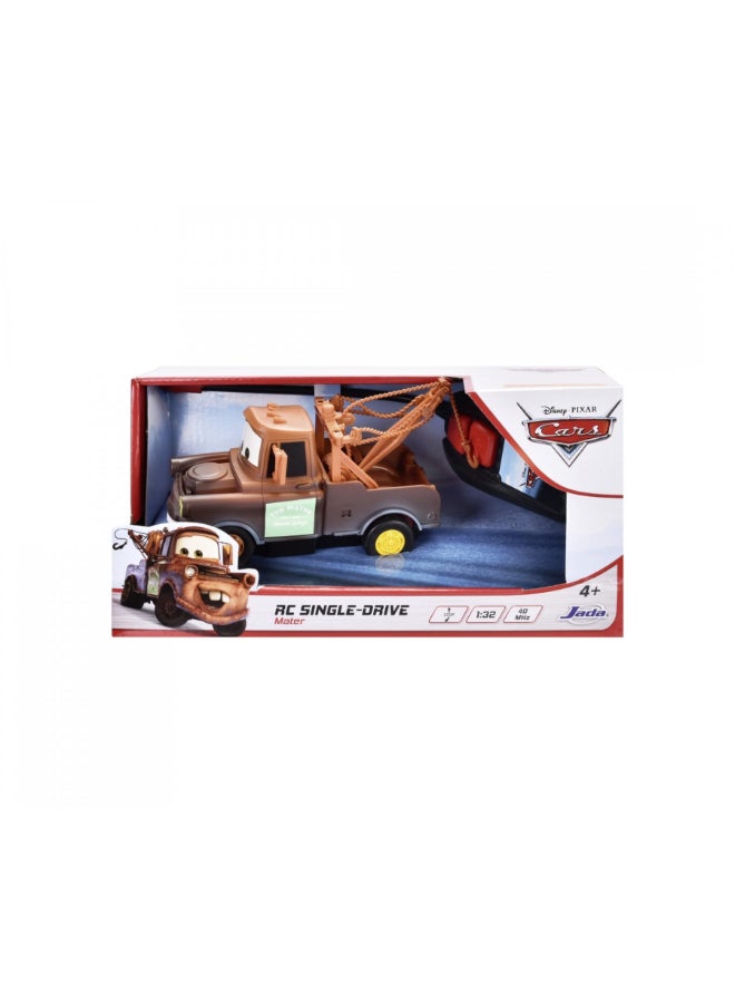 Jada Disney Pixar Cars Mater Single Drive RC Vehicle (1:32, Brown) - Image 1