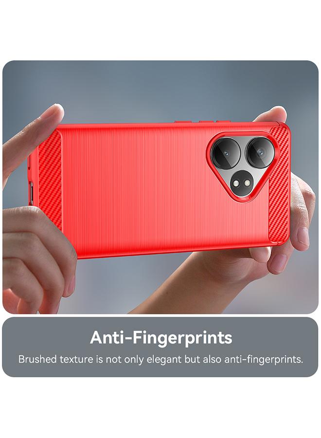 اس-توب جراب لهاتف Realme GT 6T مصنوع من ألياف الكربون وملمس ناعم من مادة TPU - Image 5