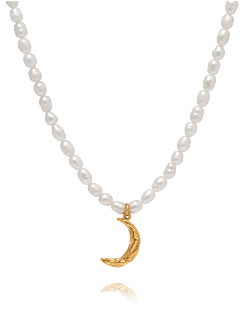 Clé de Lune - Moonlight Freshwater Pearls Necklace - Image 1