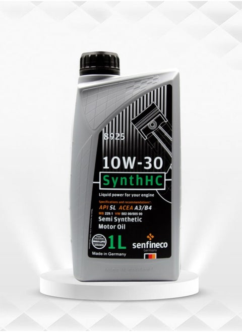 Senfineco Germany 10 W 30 API SL A3/B4 Synthetic Engine Oil 1L 10.000 KM