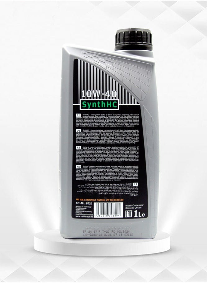 senfineco - Senfineco Germany 10 W 30 API SL A3/B4 Synthetic Engine Oil 1L 10.000 KM - Image 1