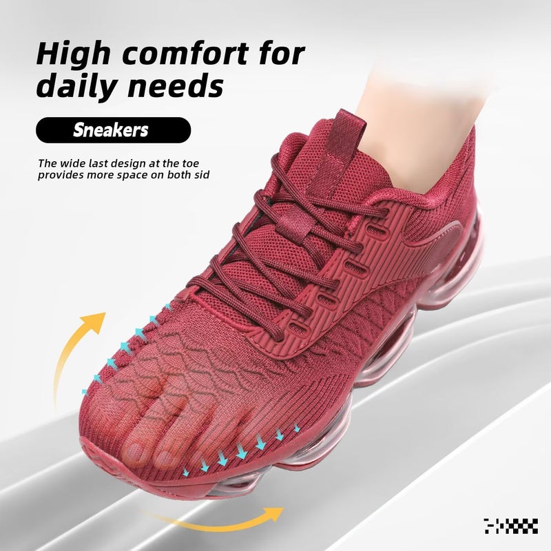 Kapsen Womens Walking Running Shoes Air Cushion Breathable Fashion Tennis Sneakers Mesh Workout Casual Athletic Sports Gym - Image 4