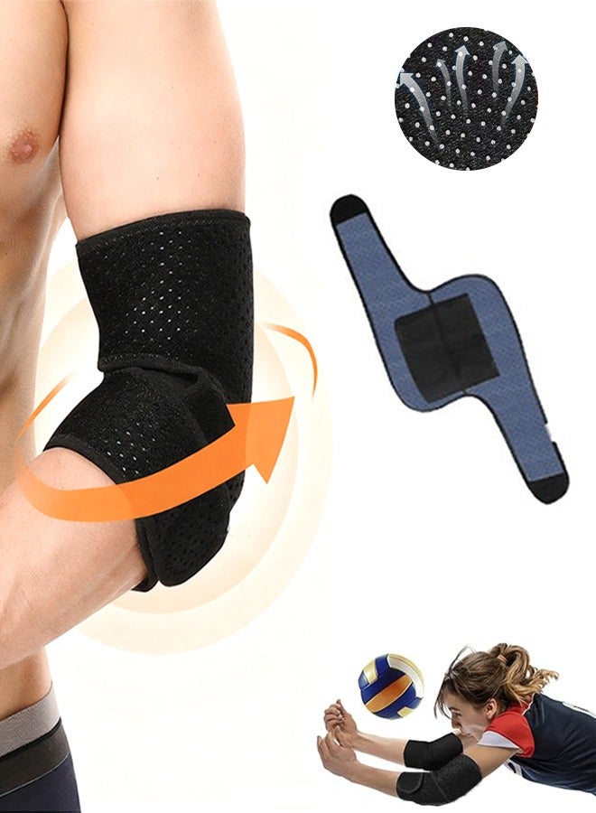 Organizer Elbow Support, Elbow Brace, Adjustable Elbow Sleeve, Tennis Elbow Sleve, Arm Wrap Strap, Sleve for Elbow Sleeve for Gym - Image 1