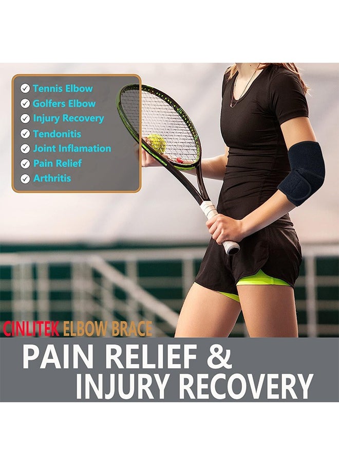 Organizer Elbow Support, Elbow Brace, Adjustable Elbow Sleeve, Tennis Elbow Sleve, Arm Wrap Strap, Sleve for Elbow Sleeve for Gym  - Image 4