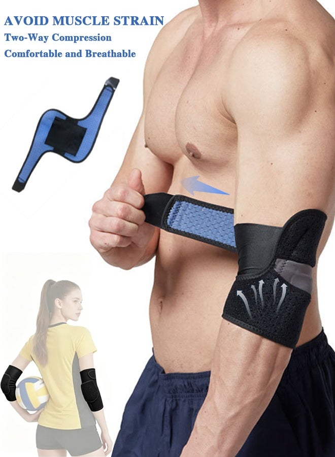 Elbow Support, Elbow Brace, Adjustable Elbow Sleeve, Tennis Elbow Sleve, Arm Wrap Strap, Sleve for Elbow Sleeve for Gym