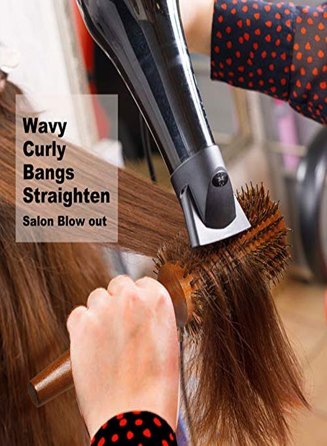 BESTOOL Round Brush For Blow Drying, Round Hair Brush For Women Or Men, Boar Bristle Large Round Hairbrush For Quick Blowout, Add Shine/Volume, Minimize Damage (2.8 Inch) - Image 3