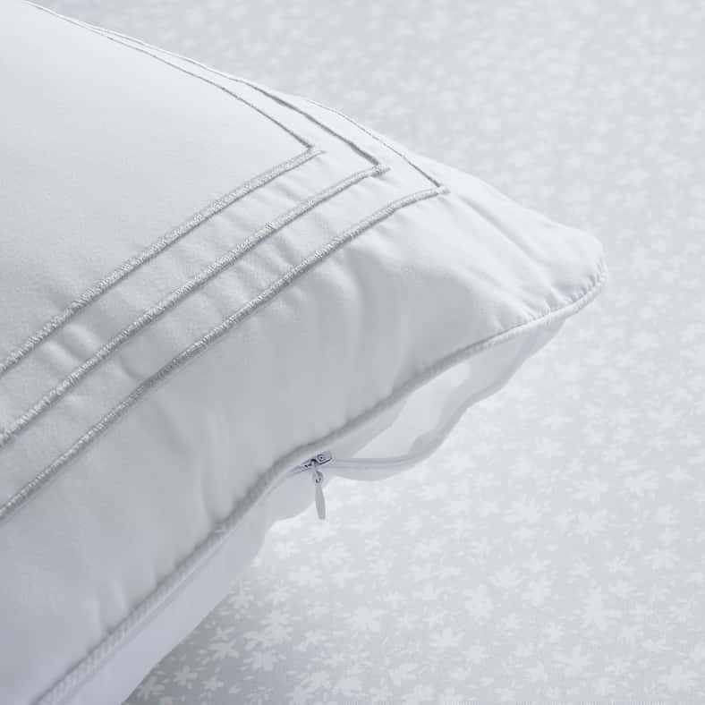 Pan Home طقم سرير TTC Adrianna 8 قطع في حقيبة 240x260 سم - أزرق جليدي - Image 5