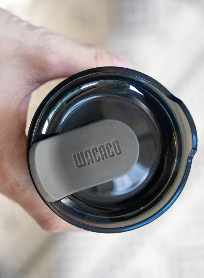 WACACO OCTAROMA Vacuum Insulated Mug (300ml) - Double Wall Stainless Steel Vacuum Insulated Coffee Travel Mug with Leakproof Drinking Lid - Grey Dim grey