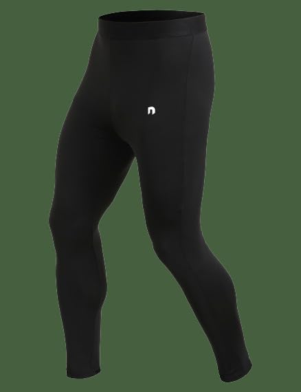 NEVER LOSE Men's Stretch Fit Tights (NLTILG2240-XL_Black_XL) - Image 3
