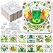 Realspring 24 Pack St Patricks Day Crafts for Kid Irish Coloring Jigsaw Puzzles St Patricks Day Activities Classroom Gifts Color Your Own Shamrock Irish Elf Hat Craft Puzzle for Party Favors - Image 2