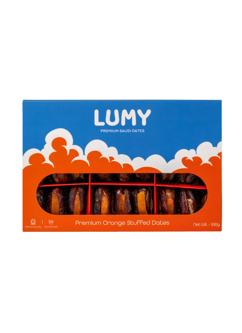 Lumy Dates Orange Stuffed Dates 330g - Image 2