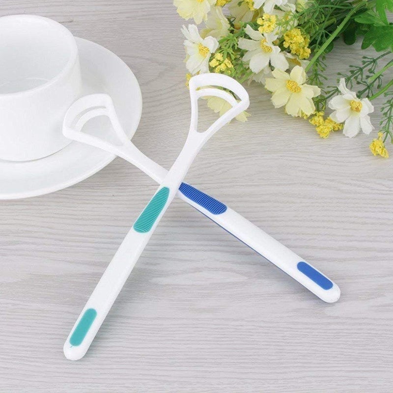 Bvienex||™Tongue Cleaner Brush Scraper Oral, Set Of 4 (multi colour) - Image 5