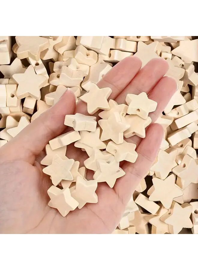 30 Pcs Jupiter Star Beads For DIY Jewelry Bracelets Necklaces And Suncatchers - Image 1