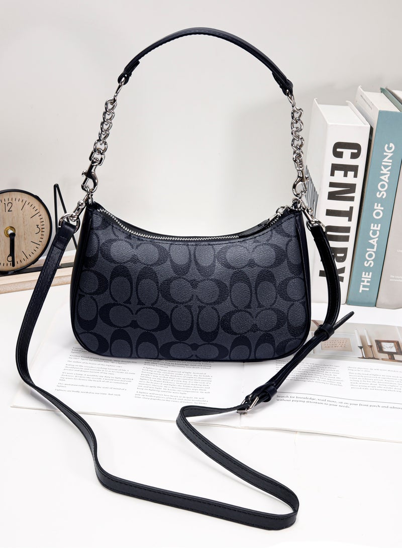 COACH Store coach classic logo TERI shoulder bag, crossbody bag, handbag - Image 5