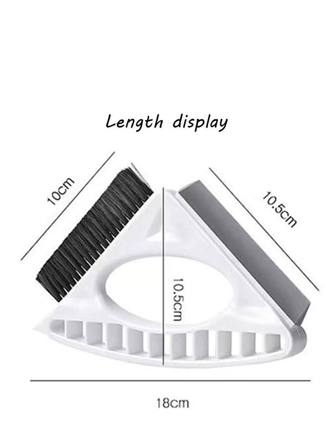 Window Groove Cleaning Brush, Handheld Window Cleaning Tool Brushes，Multi-Purpose Household Window Cleaner Tool suitable for Kitchen Bathroom, Door Gap Track Cleaning, bathroom crevices, kitchen tiles - Image 3