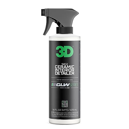 3D SiO2 Interior Detailer, GLW Series | Ultimate Deep Cleaning | Ultra Ceramic Protectant |Safe on Leather, Vinyl, Plastic & More | Removes Dust, Dirt, Grease | DIY Car Detailing | 16 oz - Image 1