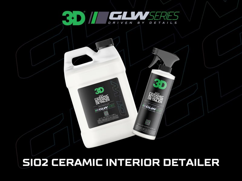 3D SiO2 Interior Detailer, GLW Series | Ultimate Deep Cleaning | Ultra Ceramic Protectant |Safe on Leather, Vinyl, Plastic & More | Removes Dust, Dirt, Grease | DIY Car Detailing | 16 oz - Image 2