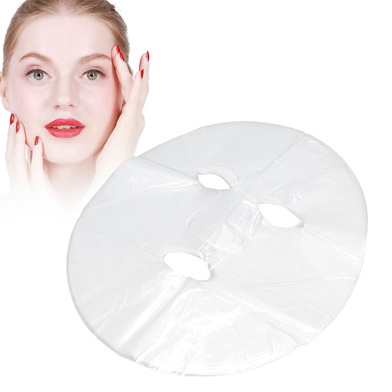 100pcs DIY Facial Mask Preservative Film Disposable Prevent Evaporation Moisture Retention Face Mask Wrapped Paper - Image 4