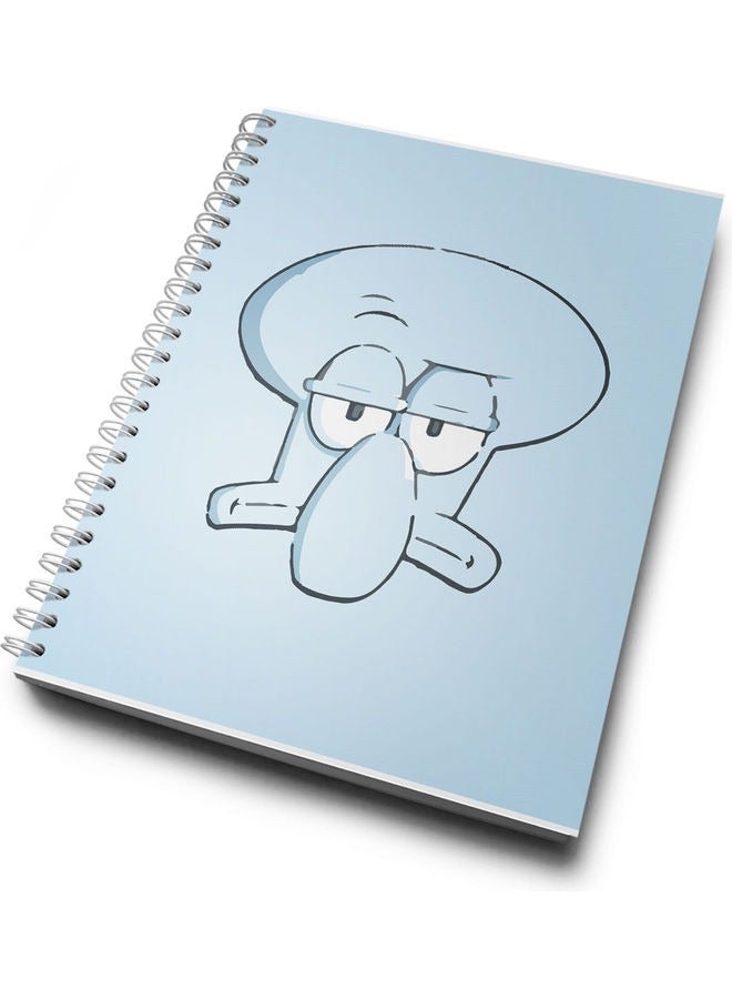 LIT Squidward Face Spiral Hardcover Notebook  - Image 1