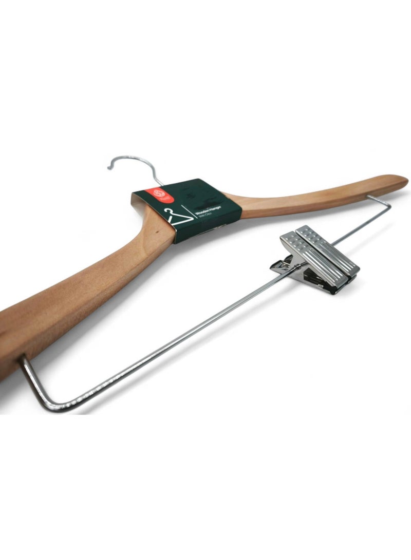 AKDC Al Kabayel Wooden Hanger with Clip - Image 2
