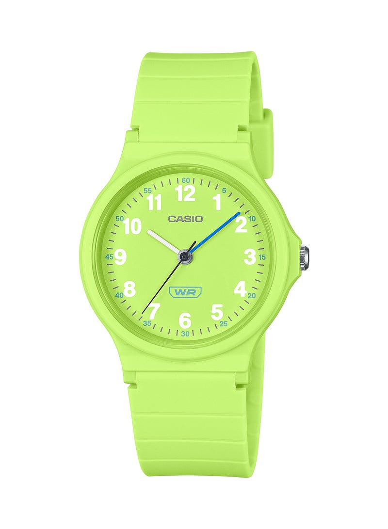 CASIO Analog Resin Band Round Shape Wrist Watch LQ-24B-3BDF