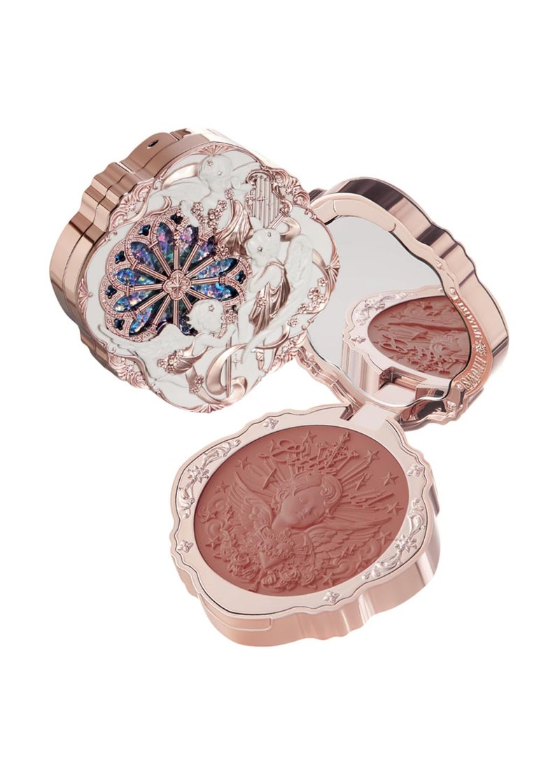 Flower Knows Little Ange1 Melting Cream Blush Long-Lasting Buildable Cheek Color, Natural Finish-01 Flaming Heart  - Image 1