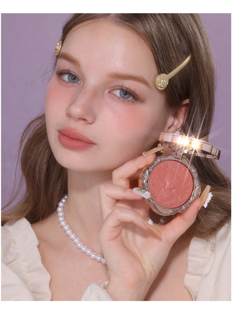Flower Knows Little Ange1 Melting Cream Blush Long-Lasting Buildable Cheek Color, Natural Finish-01 Flaming Heart  - Image 5