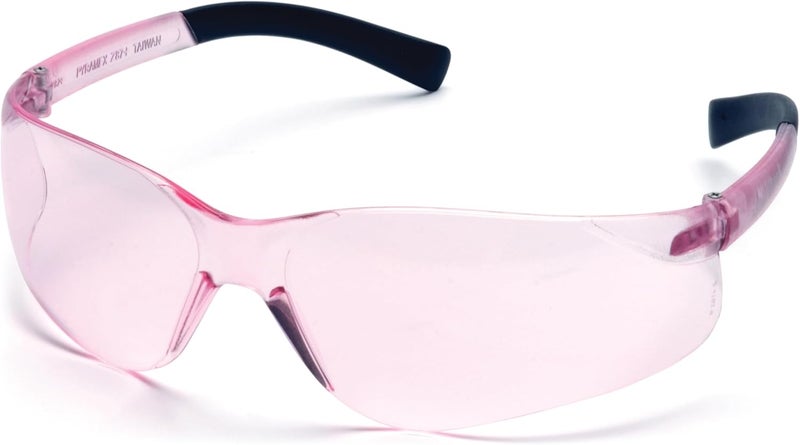 Pyramex Safety S2517SN Mini Ztek Safety Glasses with Pink Lens and Frame - ANSI Z87+ Certified - Image 1