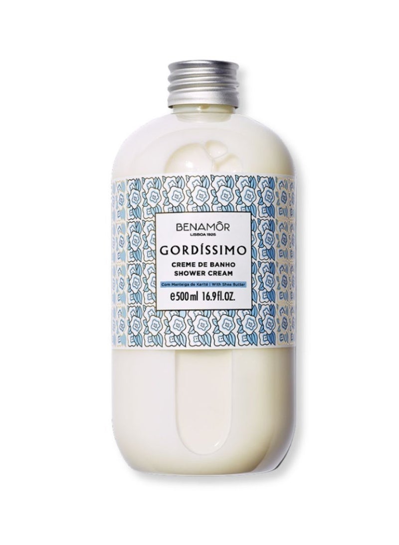 BENAMÕR Gordissimo Body Shower Cream – Nourishing Moisturising Body Wash with Shea Butter, Argan Oil & Aloe Vera | Creamy Hydrating Cleanser – 500ml - Image 1