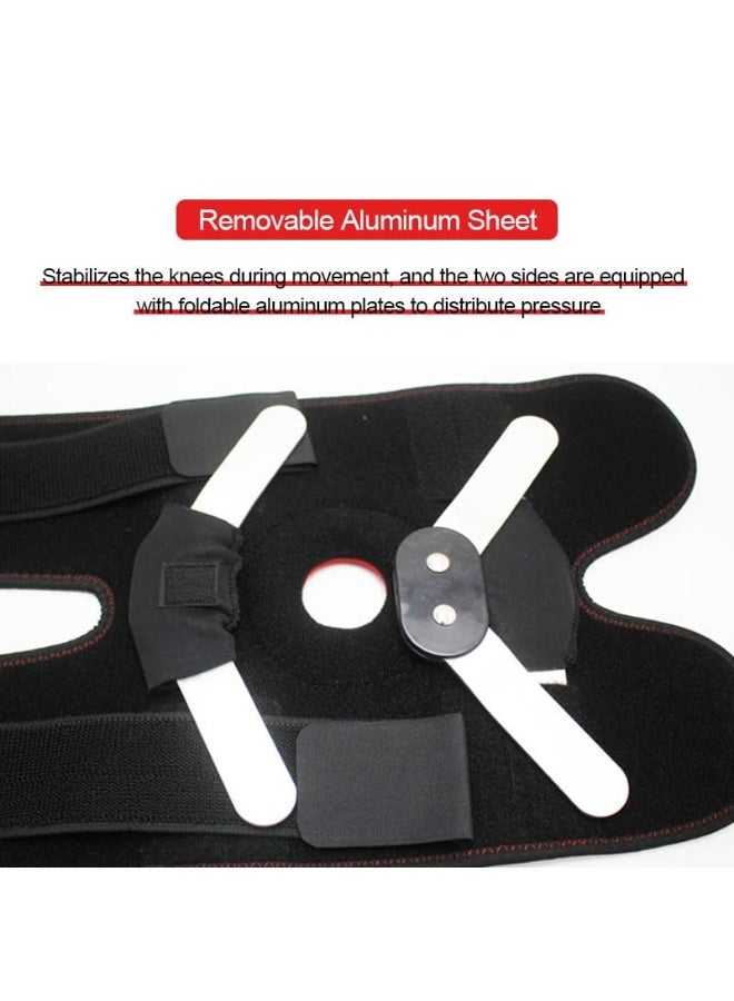 Open-Back Medical Knee Brace – Adjustable & Lightweight Knee Support for Injury Recovery and Daily Movement - Image 3