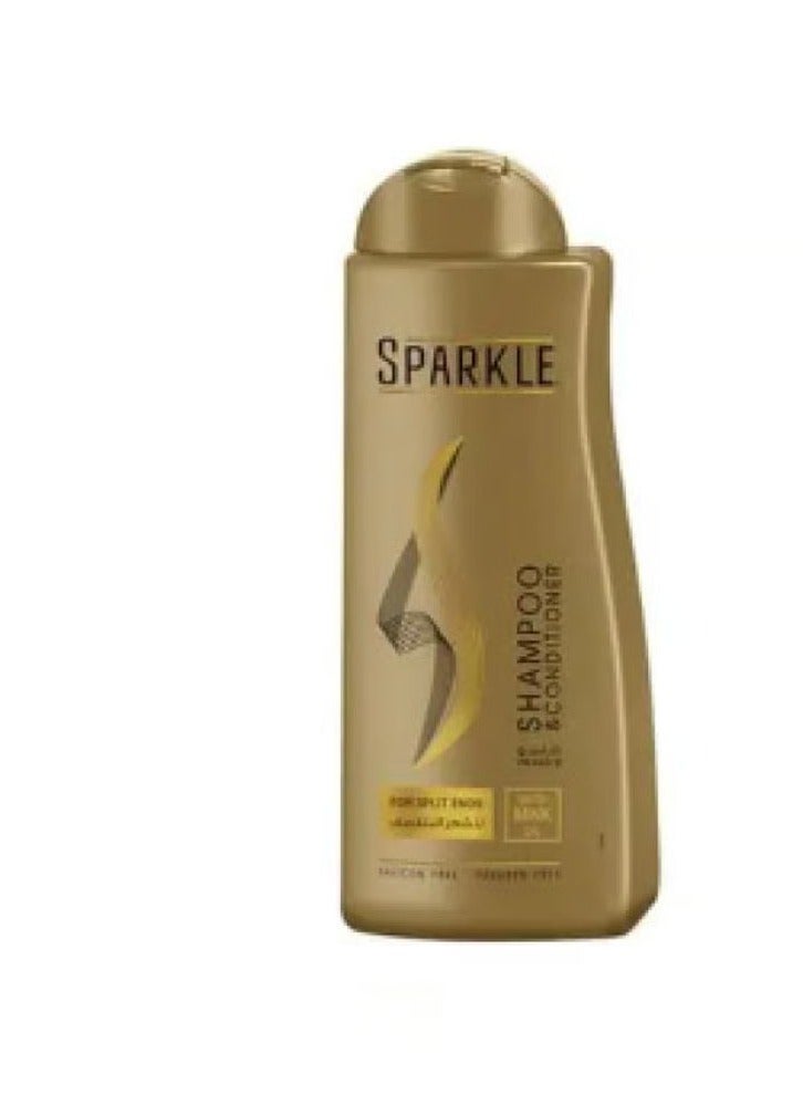 سباركل شامبو وبلسم للشعر المتقصف 600 مل