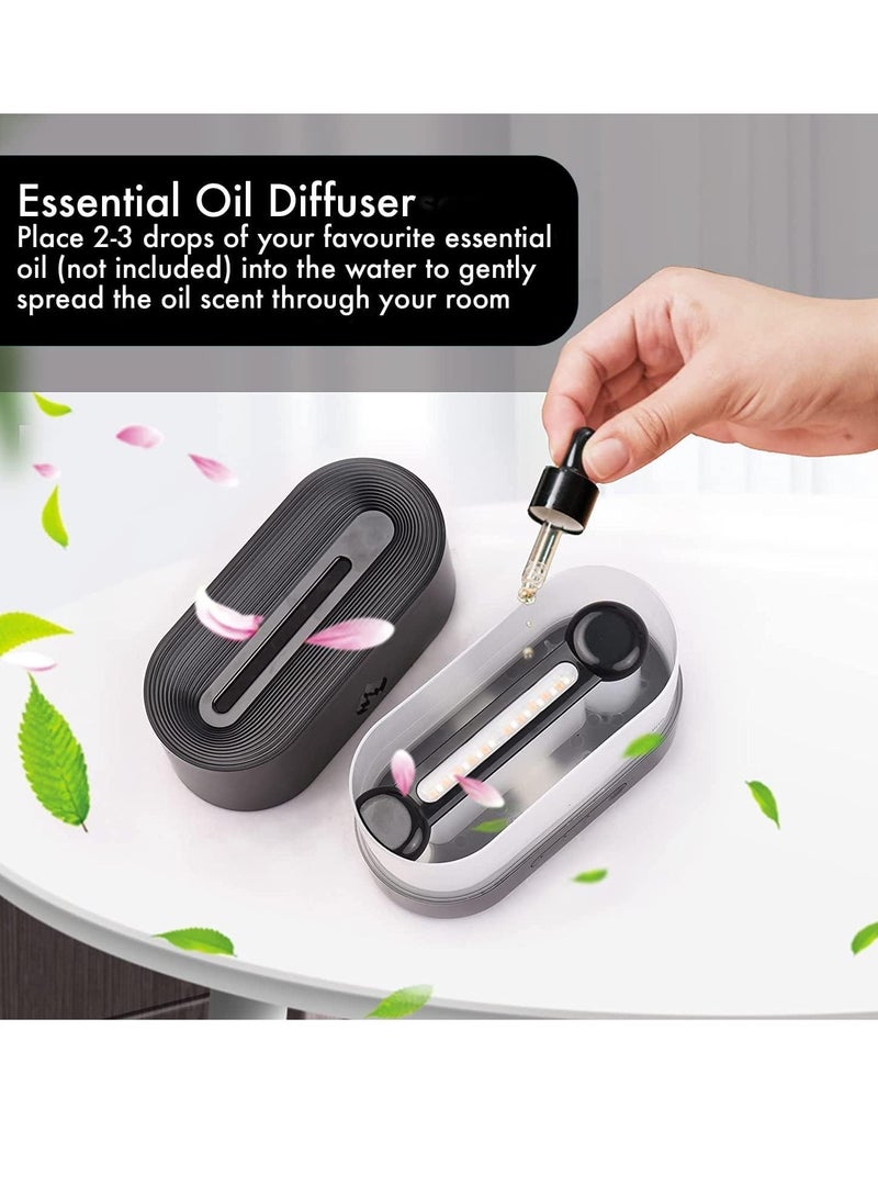 Imitation Flame Aromatherapy Diffuser and Home Humidifier. 5 Colours.LED Light Essential Oil Diffuser and Air Purifier for Bedroom.Aroma Diffusers for Bedroom. Kawaii Room Decor - Image 3