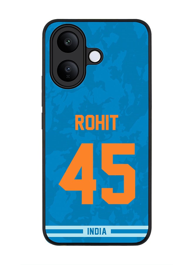 For vivo V60 Lite 5G / V60 Lite 4G Case,Slim fit Camera Protection, Shockproof Thin Phone cover  - India Rohit Sharma, Jersey No 45