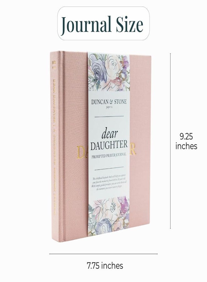 DUNCAN & STONE PAPER CO. Journal For Moms - Keepsake Pregnancy Must-Haves for Moms - Linen Pregnancy Announcement Gifts (Pink, 230 Pages) - Image 2