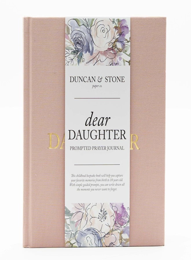 DUNCAN & STONE PAPER CO. Journal For Moms - Keepsake Pregnancy Must-Haves for Moms - Linen Pregnancy Announcement Gifts (Pink, 230 Pages) - Image 1